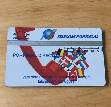 Karta telefoniczna Portugalska - flagi