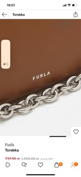 Furla - torebka cognac