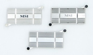 Aluminiowy miedziany radiator MSI z mocowaniem
