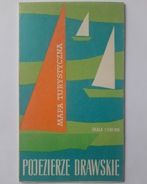 Pojezierze Drawskie  mapa turystyczna 1981 rok