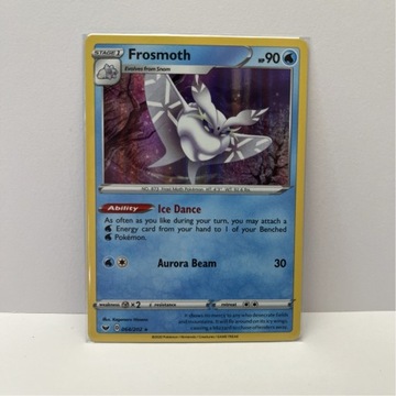 Karta Pokemon TCG Frosmoth Sword & Shield