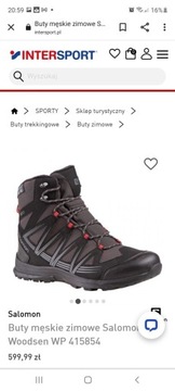 Salomon Woodsen nowe zimowe buty trekkingowe 43