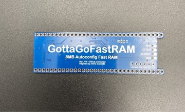 8Mb Autoconfig Fast RAM tylko PCB 4 szt.