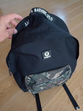 Plecak Bape Aape by bathing ape black with camo