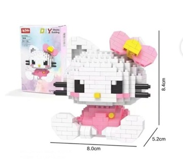 Klocki Hello Kitty Sanrio figurka 382 elem. nowe