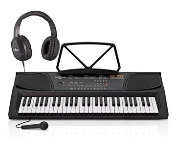 Keyboard MK-1000 Gear4music + mikrofon + słuchawki