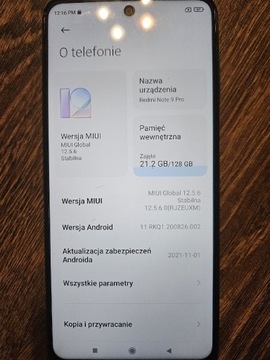 XIAOMI Redmi Note 9 Pro UŻYWANY 