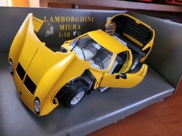 Model Lamborghini Miura, 1/18, Polistil Nówka