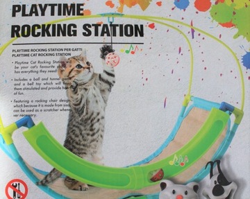 Zabawka dla kota Playtime Rocking Station drapak