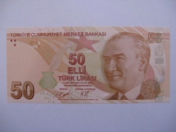 Turcja - 50 Lirasi - 2009 - P225 - St.1
