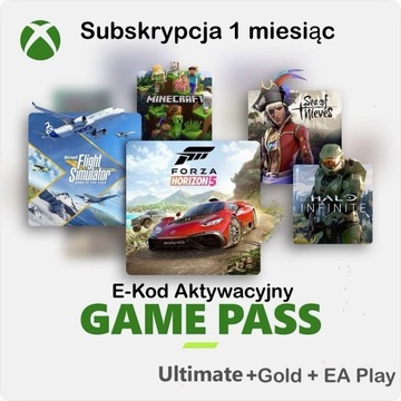 E-Kod Xbox PC Game Pass Ultimate + Gold + EA Play