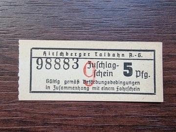 bilet Jelenia Góra Hirschberg