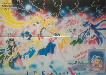 Duży plakat Sailor Moon Czarodziejka z Księżyca