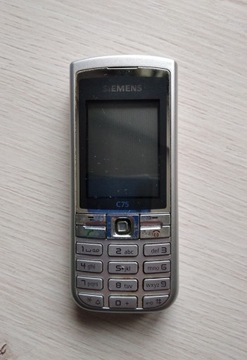 Siemens C75 srebrny, klasyczny telefon, świętokrz.
