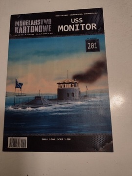 USS MONITOR Modelarstwo Kartonowe
