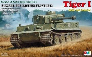 86 RFM 5003 TIGER I Ausf. E EARLY w/INTERIOR