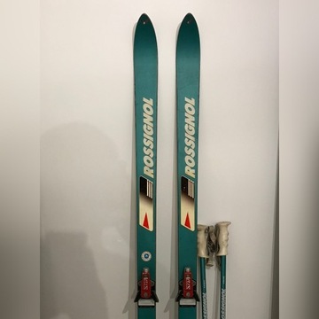 ROSSIGNOL 4S EQUIPE KEVLAR, wiązania S737 + kije