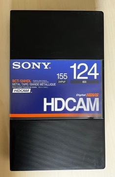 Kaseta Sony HDCAM 124 - nowe taśmy HD CAM
