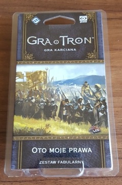 GRA O TRON Oto moje prawa  LCG - NOWA - FOLIA