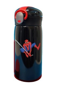 Spider-Man Kubek ze stali nierdzewnej 320ml słomka