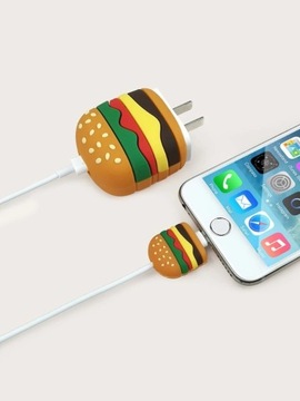 2 sztuki osłony kabla danych w kształcie hamburger