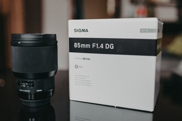 Obiektyw Sigma Art 85mm 1.4 do Canona