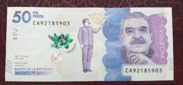 Colombia 50.000 pesos 2019  UNC