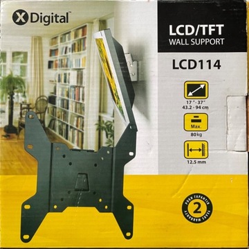 UCHWYT DO LCD 17-37''  max 80 kg