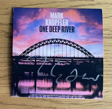 Mark Knopfler „One Deep River” płyta cd + oryginalny autograf