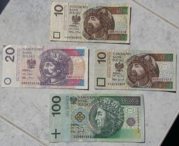 # banknot 100zł z 2012r BS0062426 NISKI RADAR