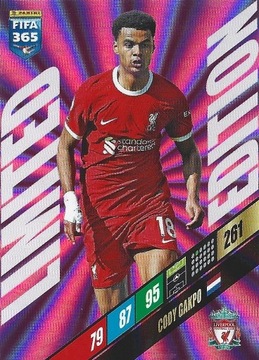 PANINI FIFA 365 2024 LIMITED GAKPO LIVERPOOL