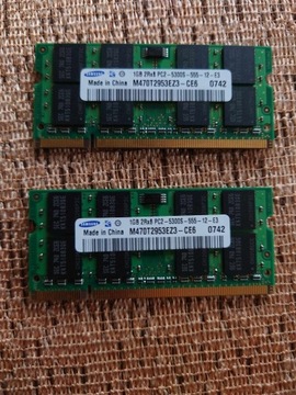 2GB RAM SAMSUNG PC2-5300S M470T2953EZ3 CE6