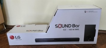 LG, Soundbar. SJ2 z głośnikiem, 160W, RMS, nowy