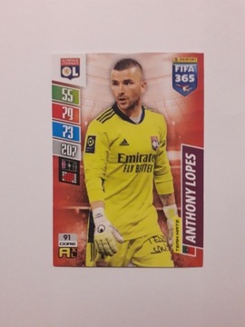 PANINI FIFA 365 2022 ANTHONY LOPES    91