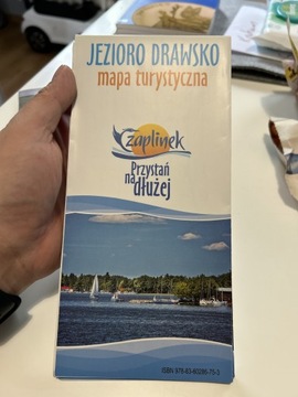 JEZIORO DRAWSKO MAPA TURYSTYCZNA CZAPLINEK