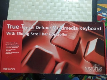 Klawiatura True-Touch Deluxe Usb Manhatttan 