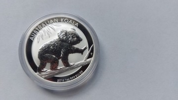 Srebrna moneta Koala 1oz. 2016 rok.