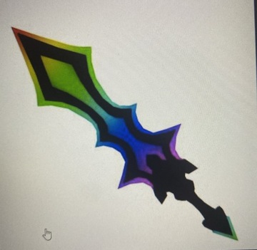 Murder mystery prismatic knife