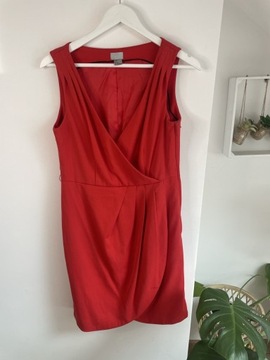 Sukienka czerwona H&M r.40