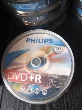 Nowe płyty DVD Philips 10szt x10