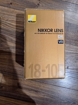 Nowy obiektyw Nikon Nikkor AF-S 18-105mm f/3.5-5.6G DX VR z FILTREM ochron