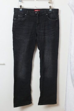 Czarne spodni jeans John Baner 44