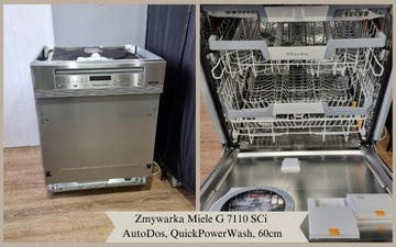 Zmywarka z widocznym panelem Miele, AutoDos, 60cm