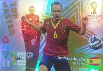 WORLD CUP BRAZIL 2014 TOP MASTER ANDRES INIESTA