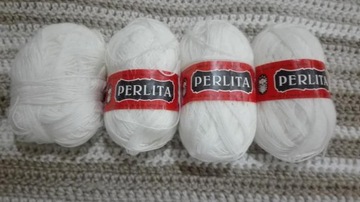 PERLITA 100 % akryl 4 * 50g końcówki włóczka