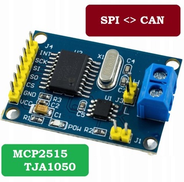Moduł CAN SPI MCP2515 TJA1050 ARDUINO STM32 AVR