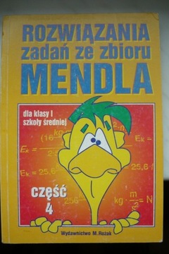 Rozwiązania zadań ze zbioru Mendla 4 1994 r. 