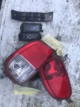 Kia picanto lampy tył w zderzak komplet 