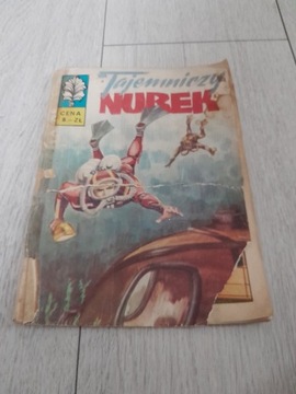 KOMIKS KAPITAN ŻBIK TAJEMNICZY NUREK WYD.1 1973