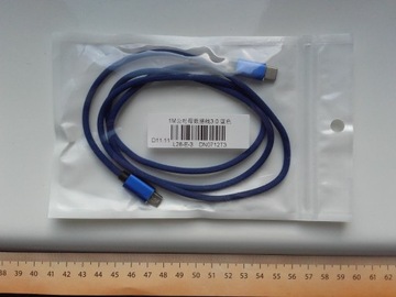 Kabel USB-C- microUSB, USB3.0, 100cm, przesył plik